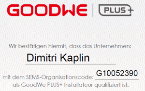 Goodwe Dimitri Kaplin